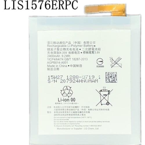 New 2400mAh LIS1576ERPC Replacement Battery For Sony Xperia M4 Aqua E2353 E2303 E2333 E2306 E2312 E2363 AGPB014-A001 Bateria