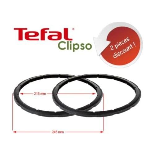 Steam Pressure Seal Pressure Cooker Sealing Ring Replacement For SEB Tefal Clipso 2 Pieces 4-5-6 Liter