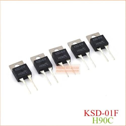 90c Centigrade KSD-01F Temperature switches TO220 Normally open and Normally closed 5pcs/Lot