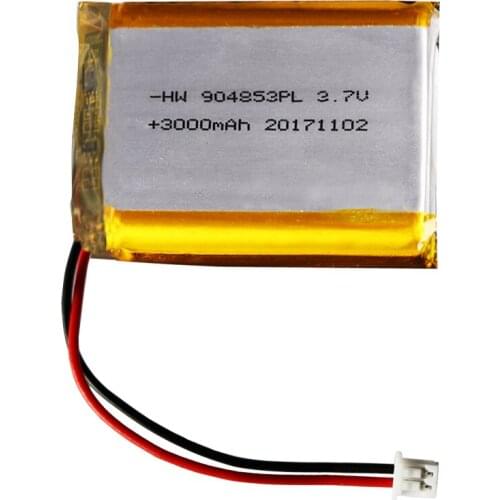 Polymer battery 904853 2600MAH rechargeable battery