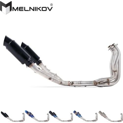 Motorcycle Full System Modified Middle Link Pipe Slip On For Kawasaki Z1000 Z1000SX Z1000R Z1000J Ninja1000 2010-2019 Exhaust