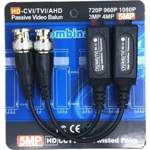 DC DC Power Cord VIDEO BALUN Analog Network Cable Transmitter AHD CVI TVI High-definition Twisted Pair Transmitter 206HD