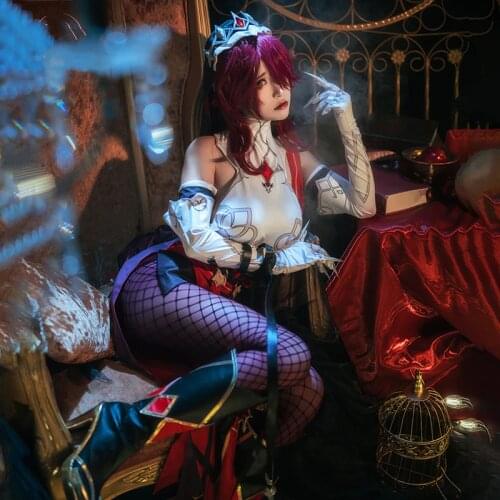 Genshin Impact Rosaria Cospaly Costume female Royal sister full Cosplay womens clothing sexy custom-made