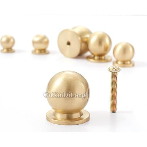 High Quality 10PCS Pure Brass Cabinet Pulls Furniture Handles Cupboard Wardrobe Drawer Kitchen Cabinet Pulls Handles & Knobs