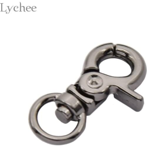 Lychee Life 10pcs/Lot Lobster Clasps Trigger Clips Snap Buckles Hooks for Bags DIY Handmade Sewing Accessories