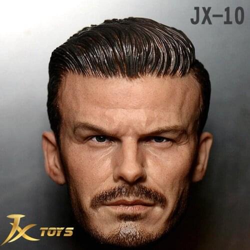 1/6 Scale Figure Beckham Head Sculpt Football Star For 12 Inches Action Figure Body DIY Collectible