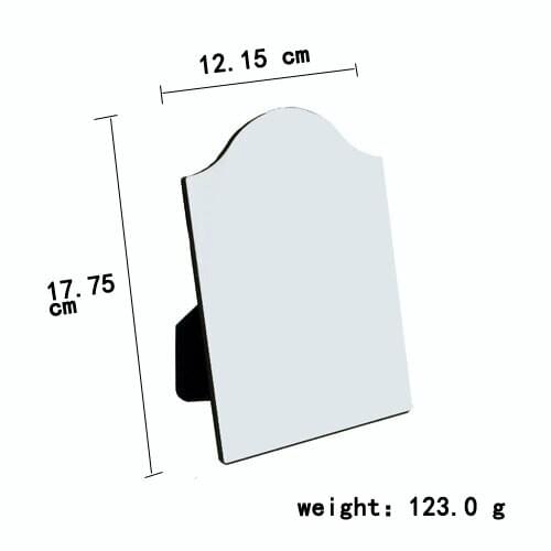 10pcs/lot sublimation blank DIY hardboard photo frames Irregular MDF frame photo painting print decorative unframed panels