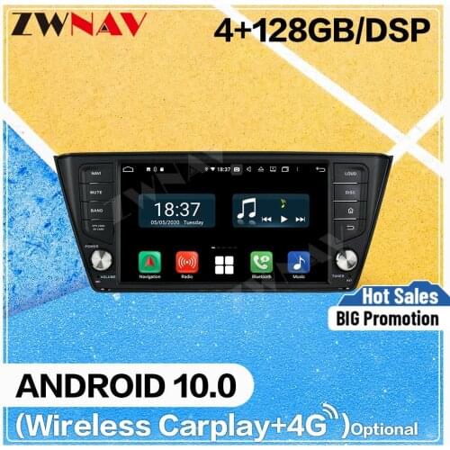 128G Carplay Android Screen Multimedia DVD Player for Skoda Fabia NJ3 2015 2016 2017 GPS Navigation Audio Radio Stereo Head Unit