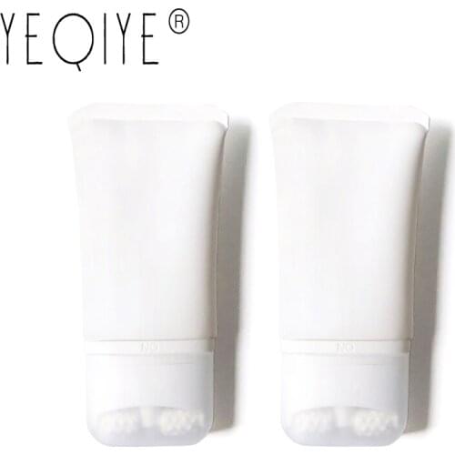 【2PCS】 120ml Empty Tube Bottle Two Silicone Roller Massage Bottle 120g Refillable Tube Container Cosmetic Cream Bottle