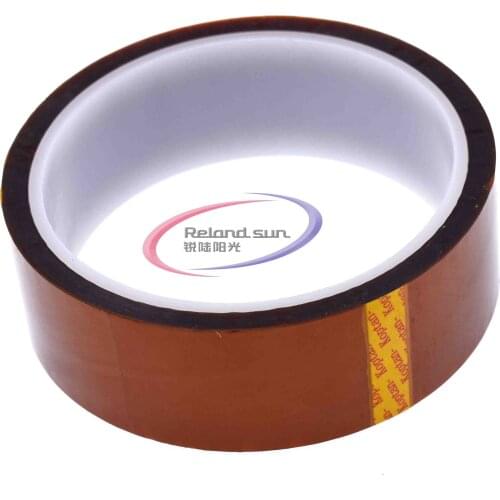 50mm 5cm x 30M High Temperature Resistant Heat Adhesive Tape Roll 100ft Polyimide Insulation Thermal Tape One side Self-adhesive