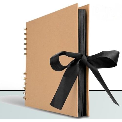 60/80 Pages Photo Album Scrapbook for Photoalbum Craft Paper DIY Scrapbooking Gifts Wedding Guest Anniversary Travel Memory Book