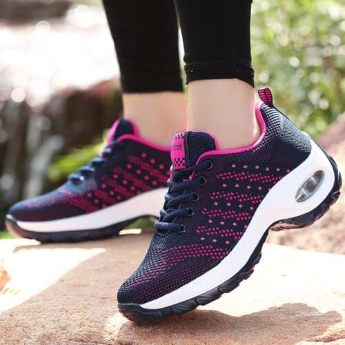 AFFINEST Women Non-slip Sneaker Summer Outdoor Breathable Running Shoes For Women Lightweight Sports Air Cushion Shoes