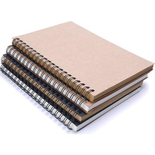 Sketchbook Diary for Drawing Painting Memo Graffiti Notebook Sketch Soft Black Office Supplies Pad Cover Paper Gift School Book