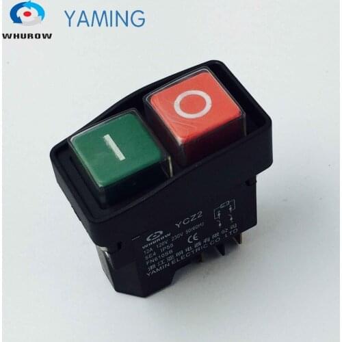 Electromagnetic switch 4pins/5pins Waterproof Explosion-proof Pushbutton Switch IP55 220V Magnetic ON-OFF YCZ2