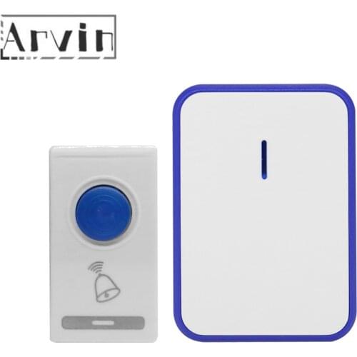 Home Welcome Doorbell Intelligent Wireless Doorbell Remote Control Doorbell 32 Tune Songs Smart Bell Chimes Security Door Ring