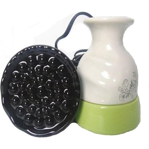 Moxibustion massage Ceramic Scrapping Pot Electric Heating Warming Massage Pot Tin Meridian Acupuncture Point Therapy For Arm