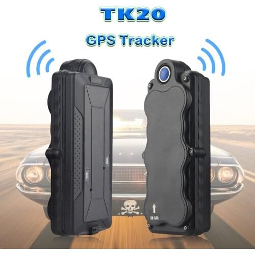 20000mAh Magnetic WiFi GPS Car Tracker TK20 SD Data Logger GSM Voice Listening Device Waterproof Safety Motion & Dismount Alarm