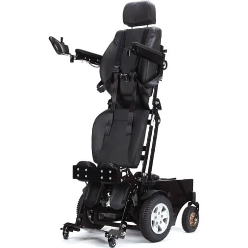 Multifunctional fashion portable standing power electric wheelchair for disabled people