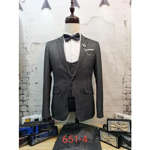 Models of Men Suits 2022 for All Occasions 3pcs Wedding Suits For Men Slim Fit Mens Suits Formal Burgundy Dark Grey Man Suit