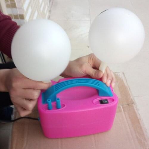 Powerful Electric pump for air balloons Save time Ballon inflator for big balloons PVC global/beach ball/Swimming ring, bed