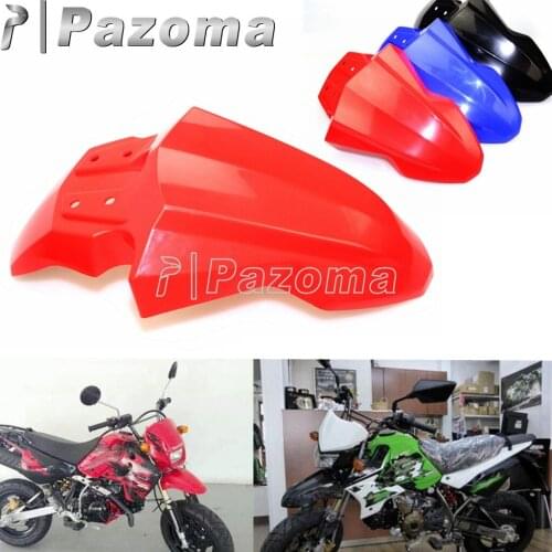 Motocross Front Fender ABS Plastic Red Mudguards Supermoto Dirt Bike Enduro for Kawasaki KSR 110 Original Motorcycle Accessories