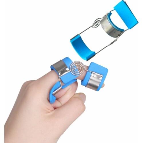 Plastic Metal Brace Finger Joints Training Splint Orthosis Fingers Contractures Spasm Hemiplegic Stroke Knuckle Recovery Device