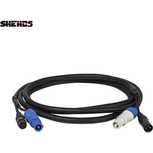 SHEHDS Best Quality And Durable Combination Of Powercon Plug And DMX Signal Line Be Good for Light Connection Signal transit