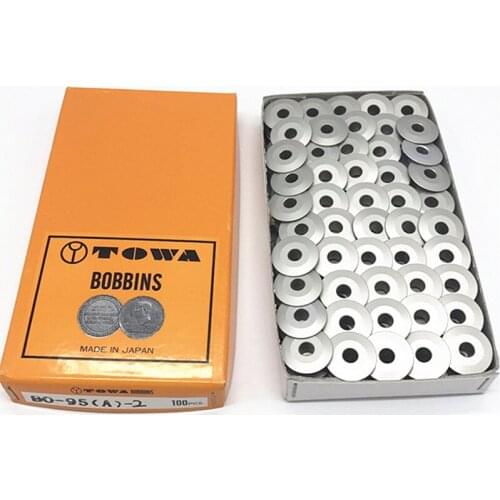 1box ORIGIN IN JAPAN TOWA bobbin B0-95(A)-2 SIZE L bobbins for TAJIMA BARUDAN SWF MACHINE