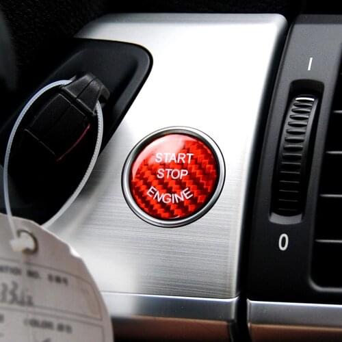 Replacement For F/G Chassis Start Stop Engine Ignition Button STICKER Red