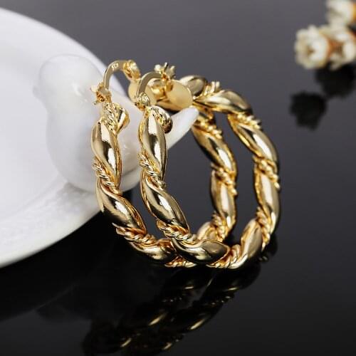 Silver color gold color Earrings lady wedding nice trendy pretty fashion women charm party Earring Jewelry free shipping E156