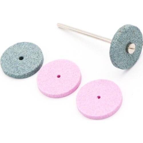10pcs 20/22mm Mini Drill Grinding Wheel Buffing Wheel Polishing Pad Accessories Abrasive Disc with For Bench Grinder Rotary Tool