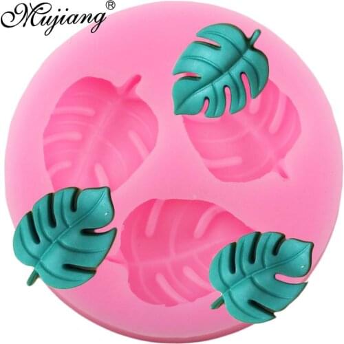 3D Turtle Leaf Molds Cupcake Topper Silicone Mold DIY Party Fondant Cake Decorating Tools Leaves Candy Chocolate Gumpaste Mould
