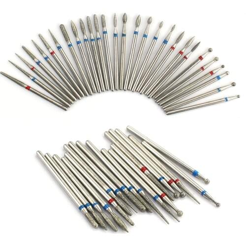 Diamond Nail Drill Bit Milling Cutters For Manicure Cuticle Remove Files Apparatus Rotary Electric Pedicure Machine Accessory