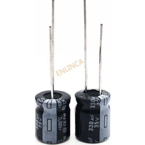 35V 330UF 10*13 aluminum electrolytic capacitor 330uf 35v 20
