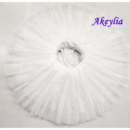 White Professional basic ballet rehearsal tutu skirt for dance black Hard Tulle half ballet tutu practicing ballerina tutu child