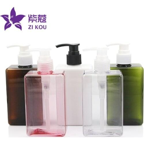 1PC Free Shipping 300ml PETG Shampoo Shower Gel Body Wash Dispenser Refillable Empty Cosmetic Container Lotion Pump Bottle