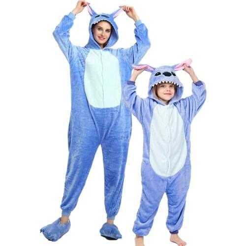 Stitch Pajamas Kids Unicorn Onesies Pajamas For Children Animal Cartoon Blanket Baby Costume Winter Boys Girls Licorne Onesie