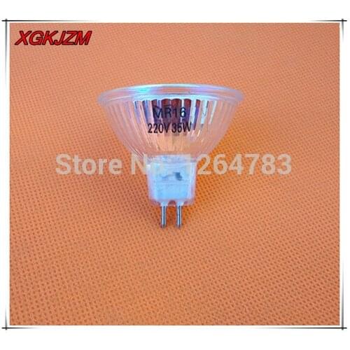 New MR16 220V35W / 50W halogen lamp tungsten halogen spotlights 2pcs / lot free shipping