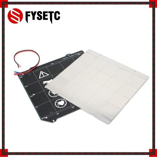 Clone Prusa i3 MK3 3D Printer MK3 Magnetic Heated Bed MK52 Wiring Thermistor Kit With Magnet + Steel Sheet For Prusa i3 MK3 MK3S