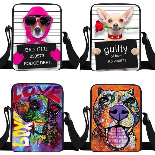 Funny French BulldogPuppy Small Messenger Bag Women Mini Messenger Bag Satchel for Girls School Bags Gift