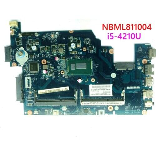 For Acer Aspire E5-571 V3-572 V3-572P Laptop Motherboard W/ i5-4210U 1.7Ghz NBML811004 NB.ML811.004 LA-B161P test good