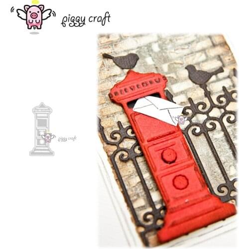 Piggy Craft metal cutting dies cut die mold Mailbox decoration Scrapbook paper craft knife mould blade punch stencils dies