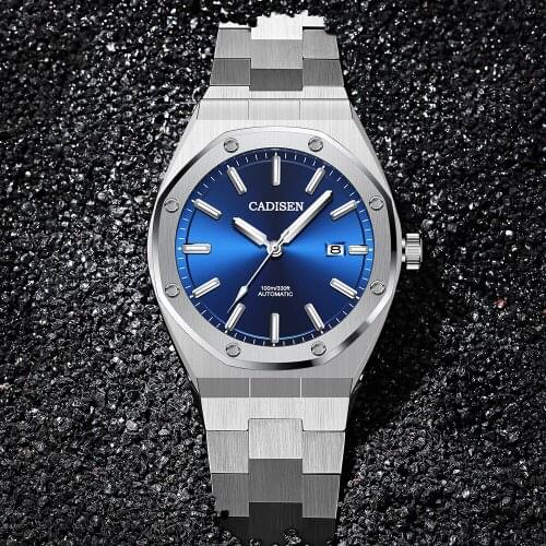 CADISEN DESIGN mens watches mechanical watches for men brand luxury automatic watch men Japan NH35A Business reloj hombre 2020