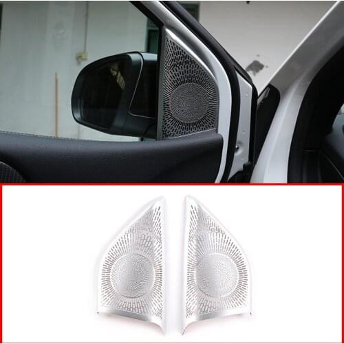 For Mercedes Benz B GLB Class W247 X247 2019-2020 Aluminum Alloy Car Audio Speaker Tweeters Cover Trim Accessories 2 Pcs