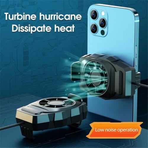 2021 New Mobile Phone Universal USB Game Cooler System Cooling Fan No noise interference For Iphone Xiaomi Huawei Samsung Phone