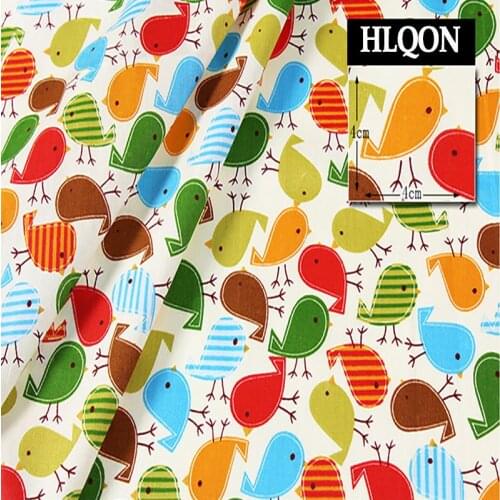 New Arrival brids print Imported 100%cotton material for children cloth brocade fabrics DIY Sewing Craft Cloth bY one meter