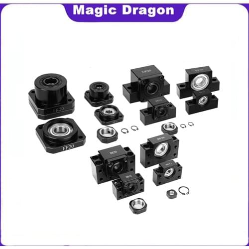 NEW BK10 BF10 BK12 BF12 BK15 BF15 FK10 FF10 FK12 FF12 FK15 FF15 EK10 EF10 EK12 EF12 Support unit for ballscrew SFU1204 SFU1605