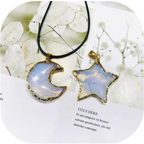 Opal Pendant Stones Minerals Crystals Gems Healing Reiki For Home Decoration Gemstones