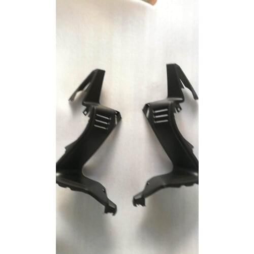 A pair Motorcycle Head tube cover line box Fairing face cover Fairing for FZ1 2006-2015 FZ1S FAZER matte black