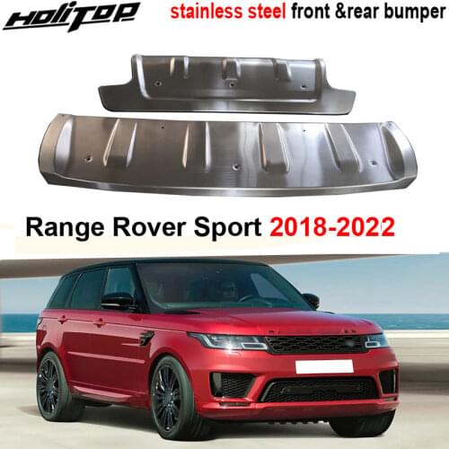 Front&rear skid plate/bumper guard cover protect for Landrover NEW RANGE ROVER Sport 2018-2020.304 stainless steel ,ISO quality